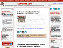 Tablet Screenshot of economiazero.com